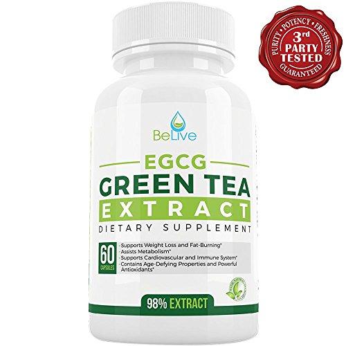 Green Tea Supplement EGCG Belly Fat Burner Weight Loss